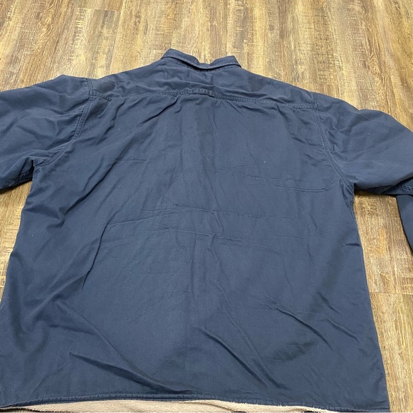 Levi's Men's Sherpa Blue Button Up Insulated/fleece Outdoor Chore Jacket Size 3X - Picture 9 of 16